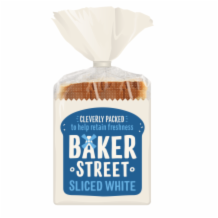 Baker Street Sliced White Bread  1x550g