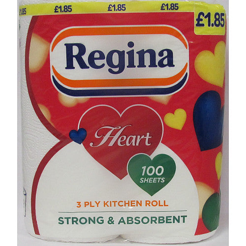 Regina Heart Kitchen Towel £1.85   2s × 10 × 1