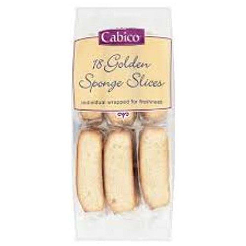 Cabico 18 Gold Sponge Slices   370g × 1