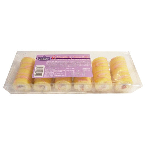 Cabico Strawberry Mini Rolls   150g × 1