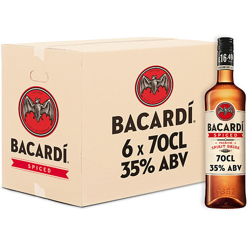 BACARDÍ Spiced Premium Rum Spirit Drink, 70cl   70Cl × 1