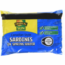 Tropical Sun Canadian Sardines In Spring Water  12x106g