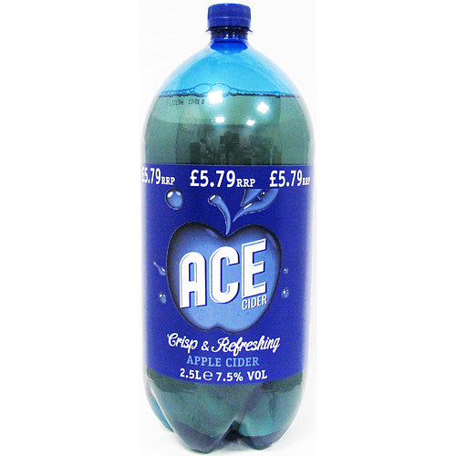 Ace Cider PM £5.79 7.5%   2.5Ltr × 4 × 1