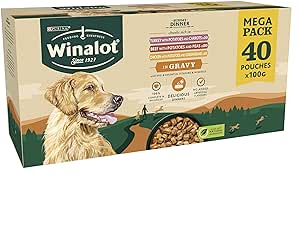 Winalot  Pack Sunday Dinners Variety   4x100g