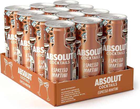 Absolut Espresso Martini  12x250ml