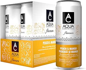 Aqua Sparkling Mango & Peach  24x330ml