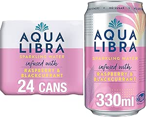 Aqua Sparkling Raspberry  24x330ml