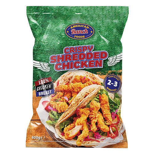 American Ranch Foods Crispy Shredded Chicken 400g   400g × 1