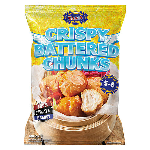 American Ranch Foods Crispy Battered Chunks 400g   400g × 1