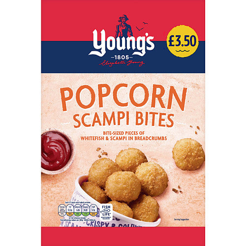 Young's Popcorn Scampi Bites 300g   300g × 1