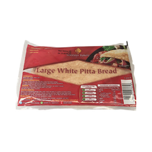 Leicester Bakery White Pitta Bread   420g × 1