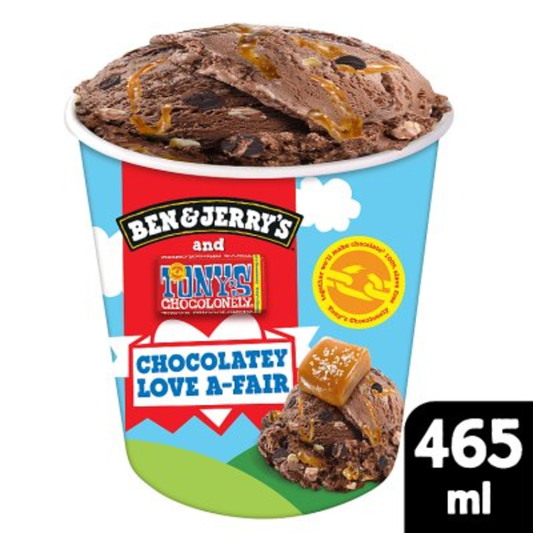 Ben & Jerrys TONYS Chocolatley love-A-Fair 8x465ml