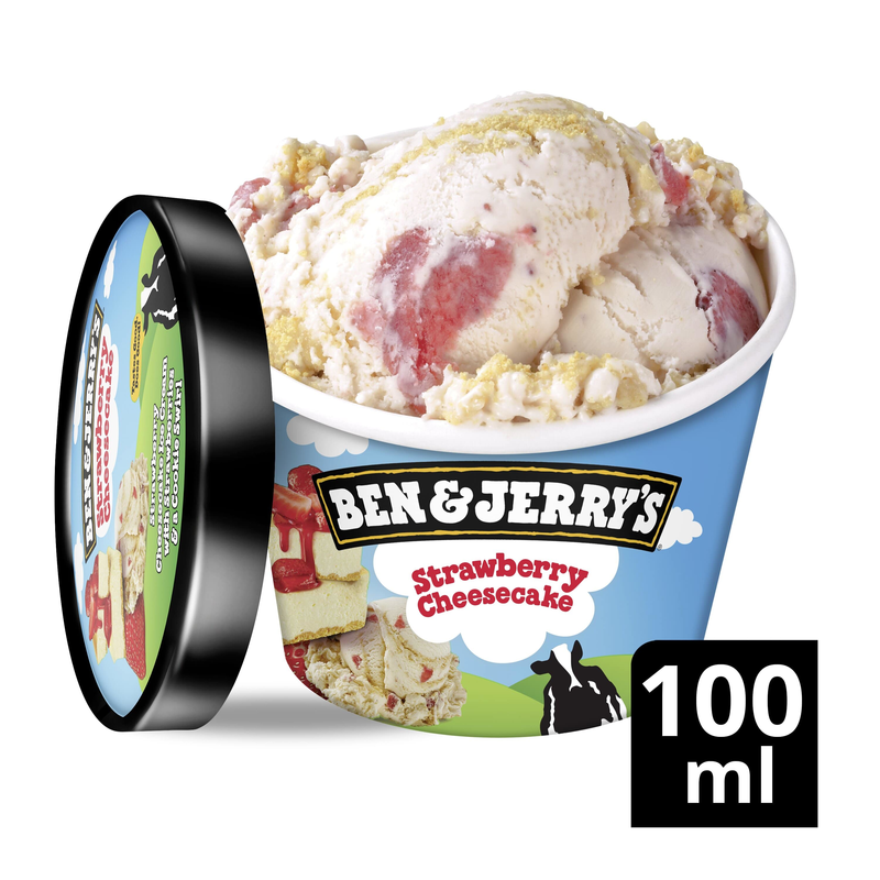 Ben & Jerrys Strawberry Cheesecake Cup (12x100ml) 12x100ml