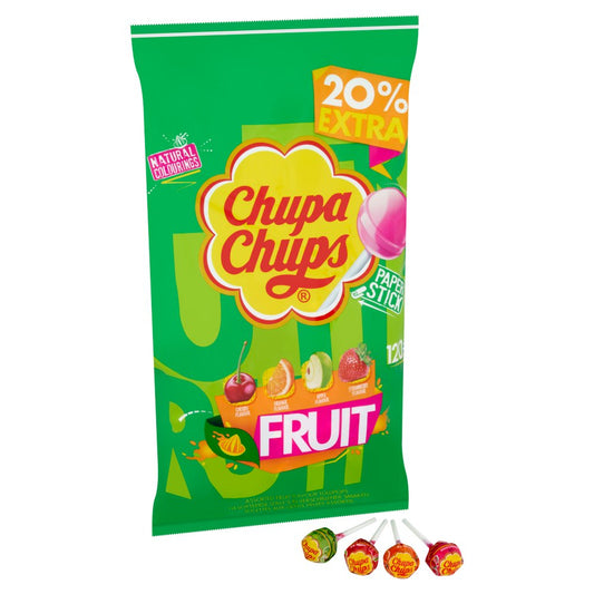 Chupa Chups 120 Fruit Lollipops 1440g