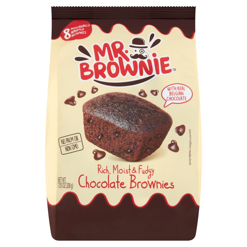 Mr. Brownie Chocolate Brownies 200g   200g × 1