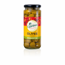 Cypressa Pitted Green Olives  6x340g
