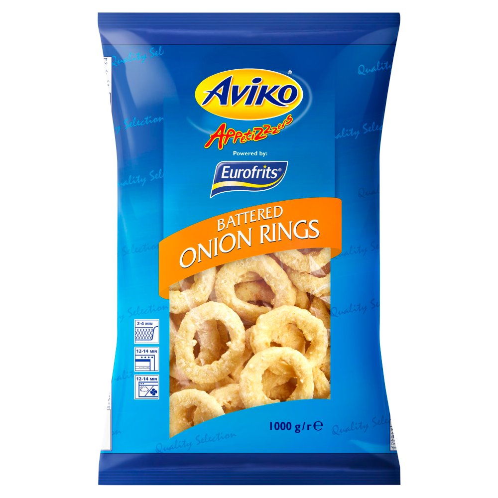 Aviko Battered Onion Rings 1000g