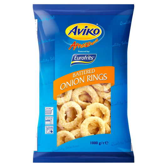 Aviko Battered Onion Rings 1000g