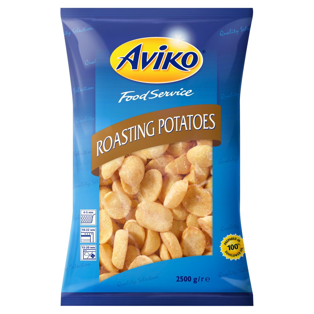 Aviko Food Service Roasting Potatoes 2500g   2.5Kg × 1