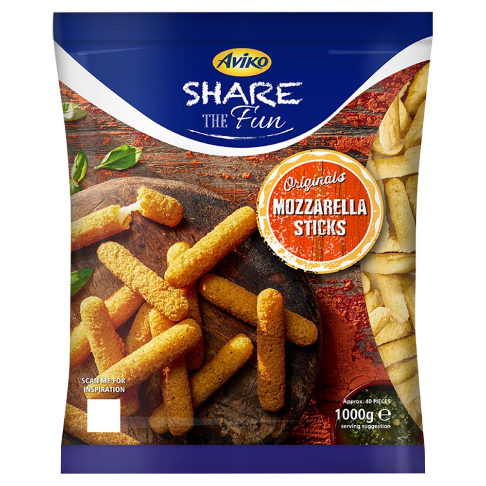 Aviko Originals Mozzarella Sticks 1000g