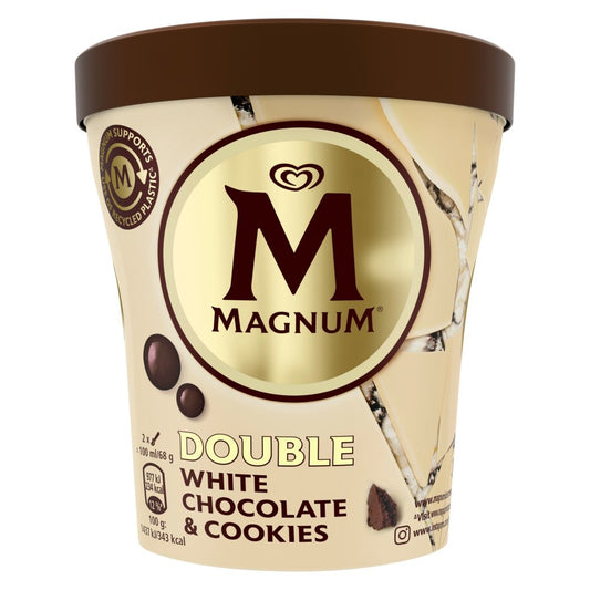 Magnum Ice Cream White Chocolate & Cookies 440ml