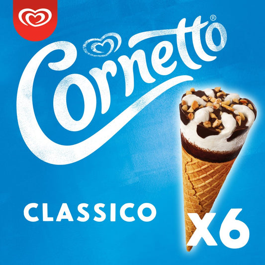 Cornetto Ice cream cone Classico 6 x 90ml