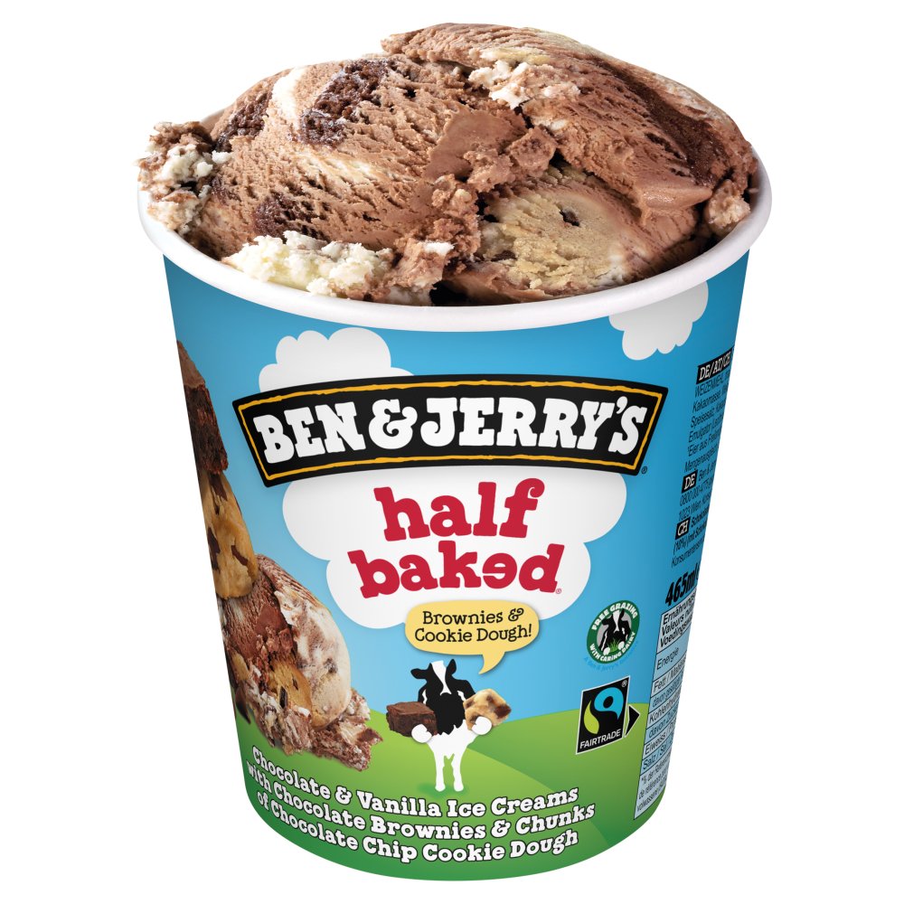 Ben & Jerry's Half Baked Ice Cream 465ml