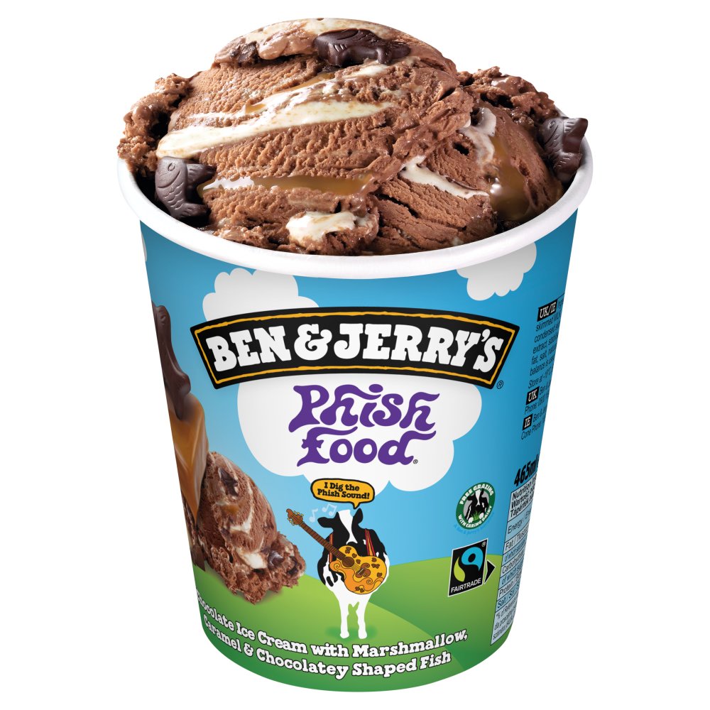 Ben & Jerry's Ice Cream Phish Food 465ml