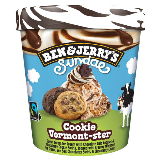 Ben & Jerry's Ice Cream Cookie Vermont-ster Sundae 427 ML    N427ml × 1