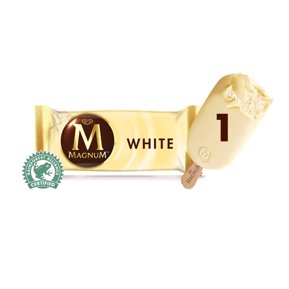 Magnum Ice Cream Stick White Chocolate 110 ml