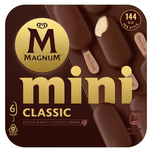 Magnum Mini Ice Cream Sticks Classic 6x 55ml