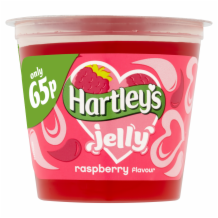 Hartleys Ready To Eat Jelly Pot Raspberry   12x125g