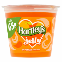 Hartleys Ready To Eat Jelly Pot Orange   12x125g