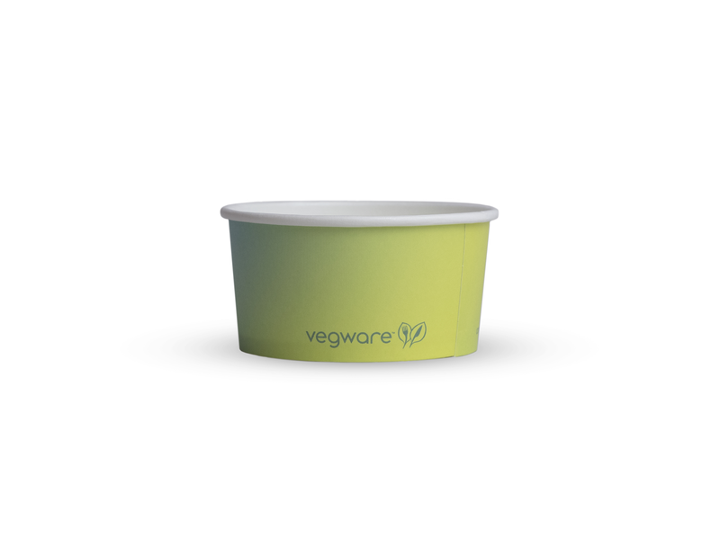 Vegware 2 scoop Coloured Ice Cream Tub CASE 1x1000