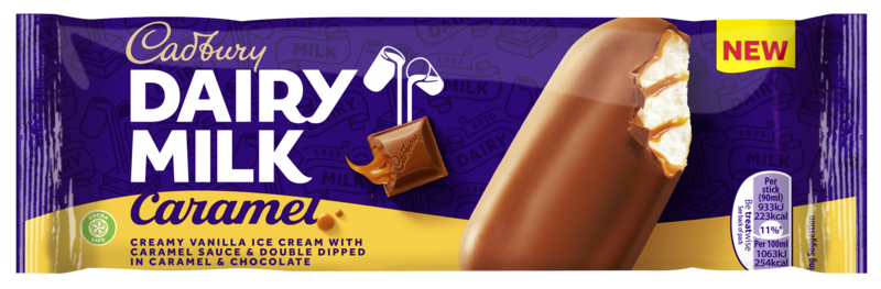 Cadbury Caramel Ice Cream Stick 24x90ml