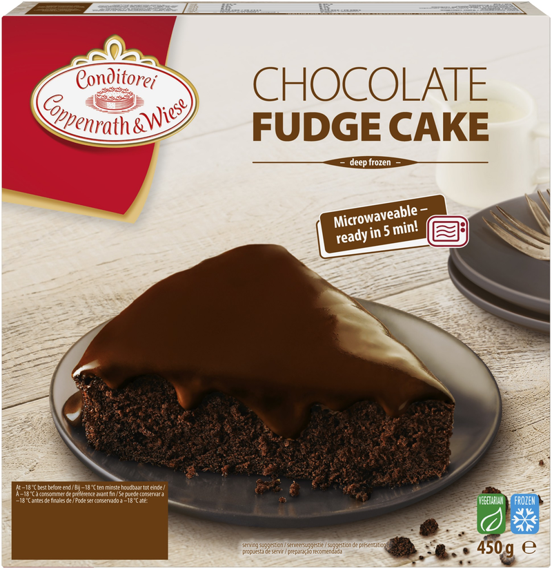 Coppenrath Chocolate Fudge Cake 6x450g