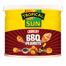 Tropical Sun Crunchy Bbq Peanuts  6x140g