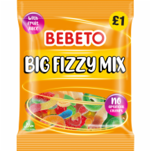 Bebeto Big Fizzy Mix   10x150g(4)