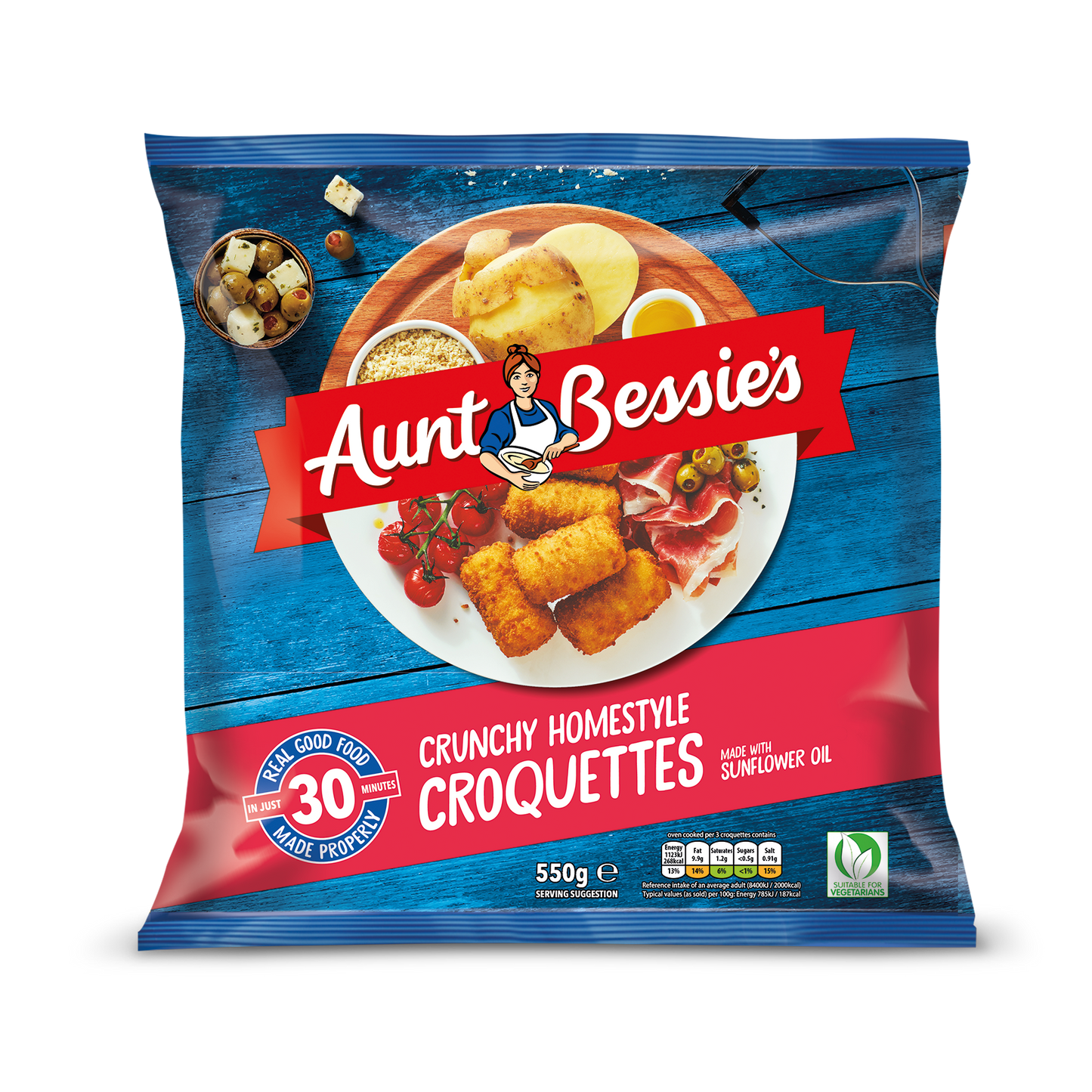 Aunt Bessie Croquettes CASE 14x550g