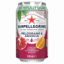 Sanpellegrino Pomegranate & Orange (mel & Ara) Can  12x330ml S