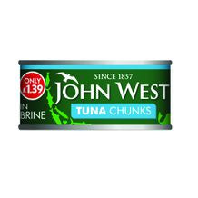 John West Tuna Chunks In Brine   12x145g