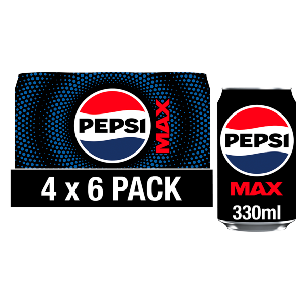 Pepsi Max  Pack Cans   4x330ml E8