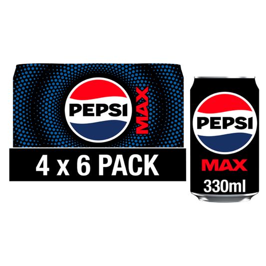 Pepsi Max  Pack Cans   4x330ml E8