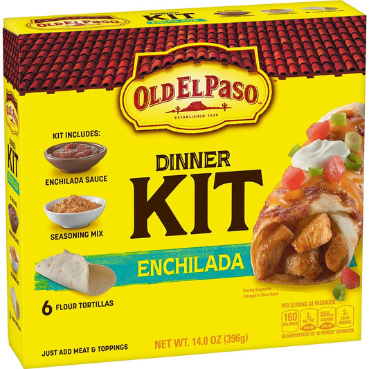 Old El Paso Enchilada Kit    4x500g