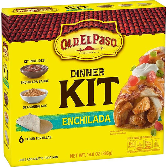 Old El Paso Enchilada Kit    4x630g