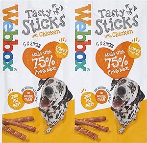 Webbox Dogs Delight Large Sticks Chicken  18x5's