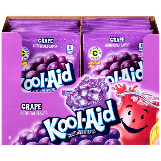 Kool-aid Unsweetened Drink Mix Grape Flavor 48s