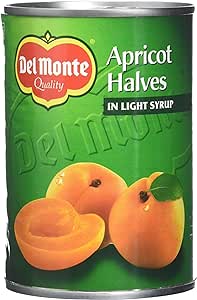 Del Monte Apricot Halves In Syrup  12x420g