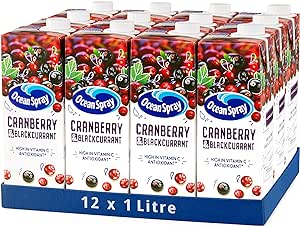 Ocean Spray Cranberry & Blackcurrant  12x1ltr