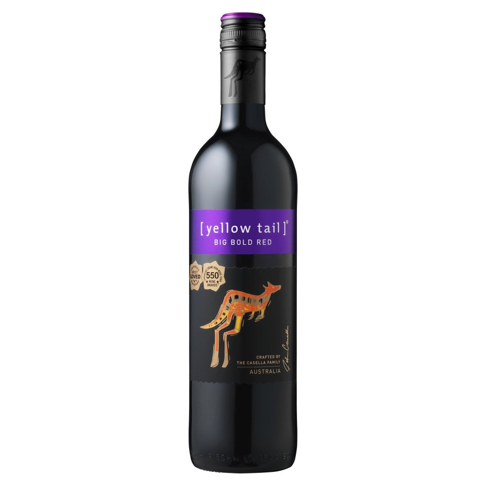 Yellow Tail Big Bold Red Wine 750ml   75Cl × 6